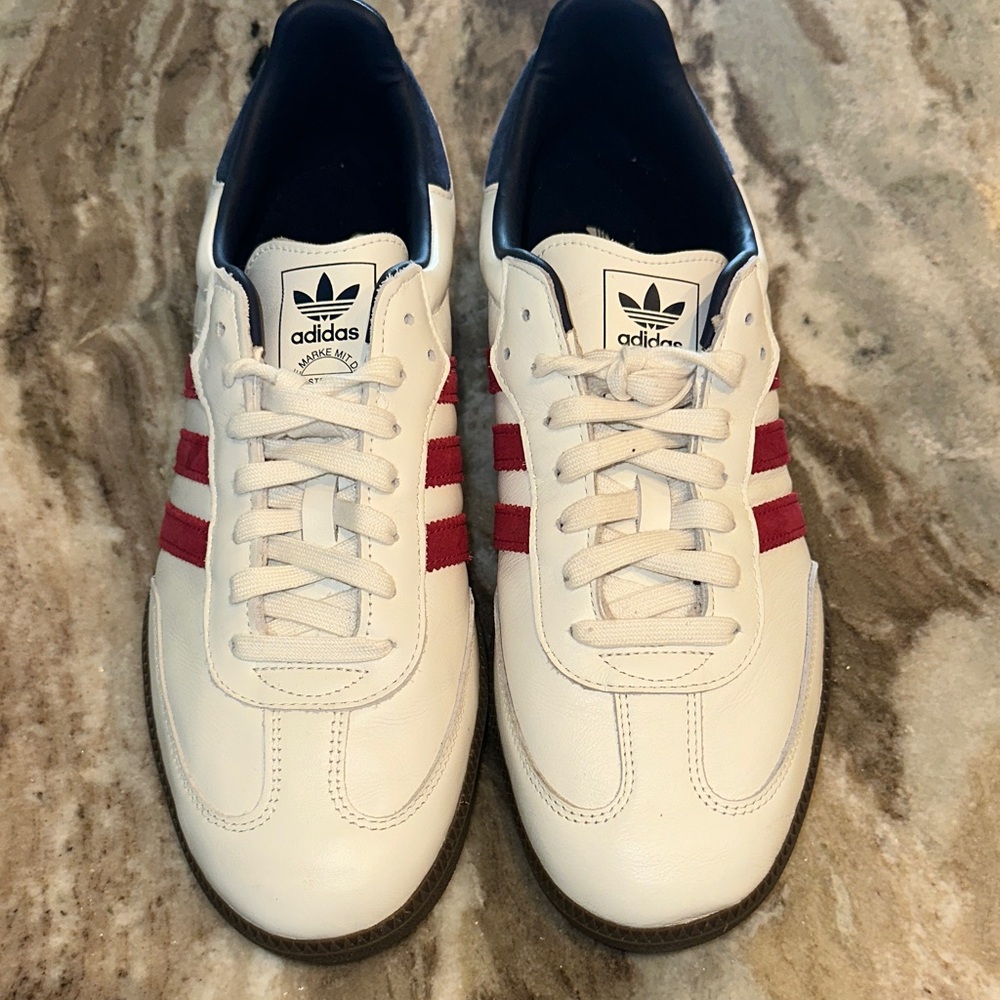 Adidas Men's White SAMBA Sneakers SZ 12